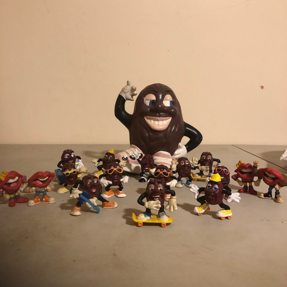 California Raisins + Tang Big Mouth Lot 1980s